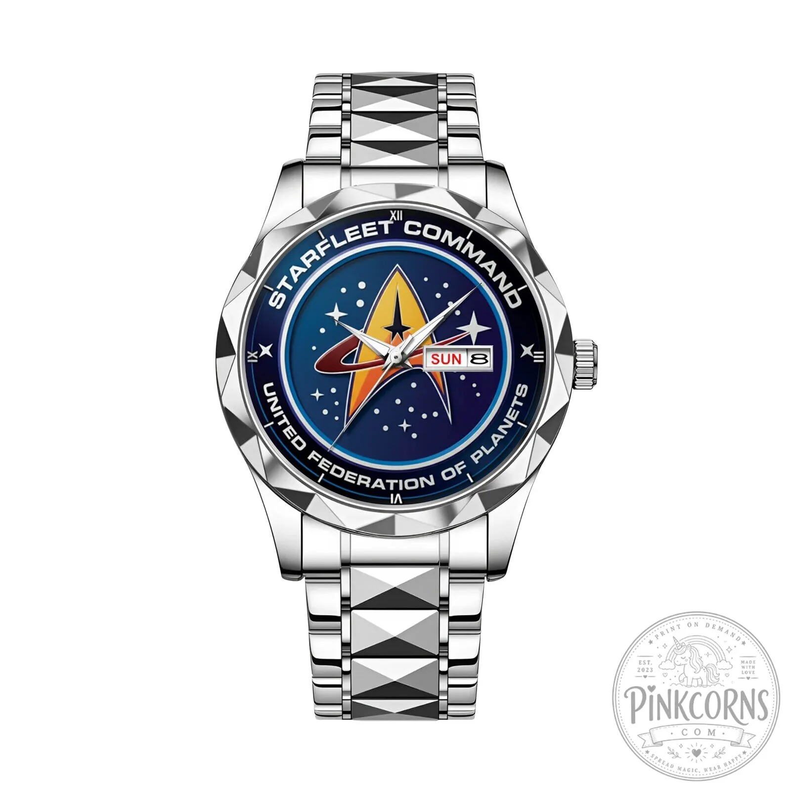 Starfleet Command United Federation Of Planets Luxury Quartz Watch 10 Starfleet Command United Federation Of Planets Luxury Quartz Watch