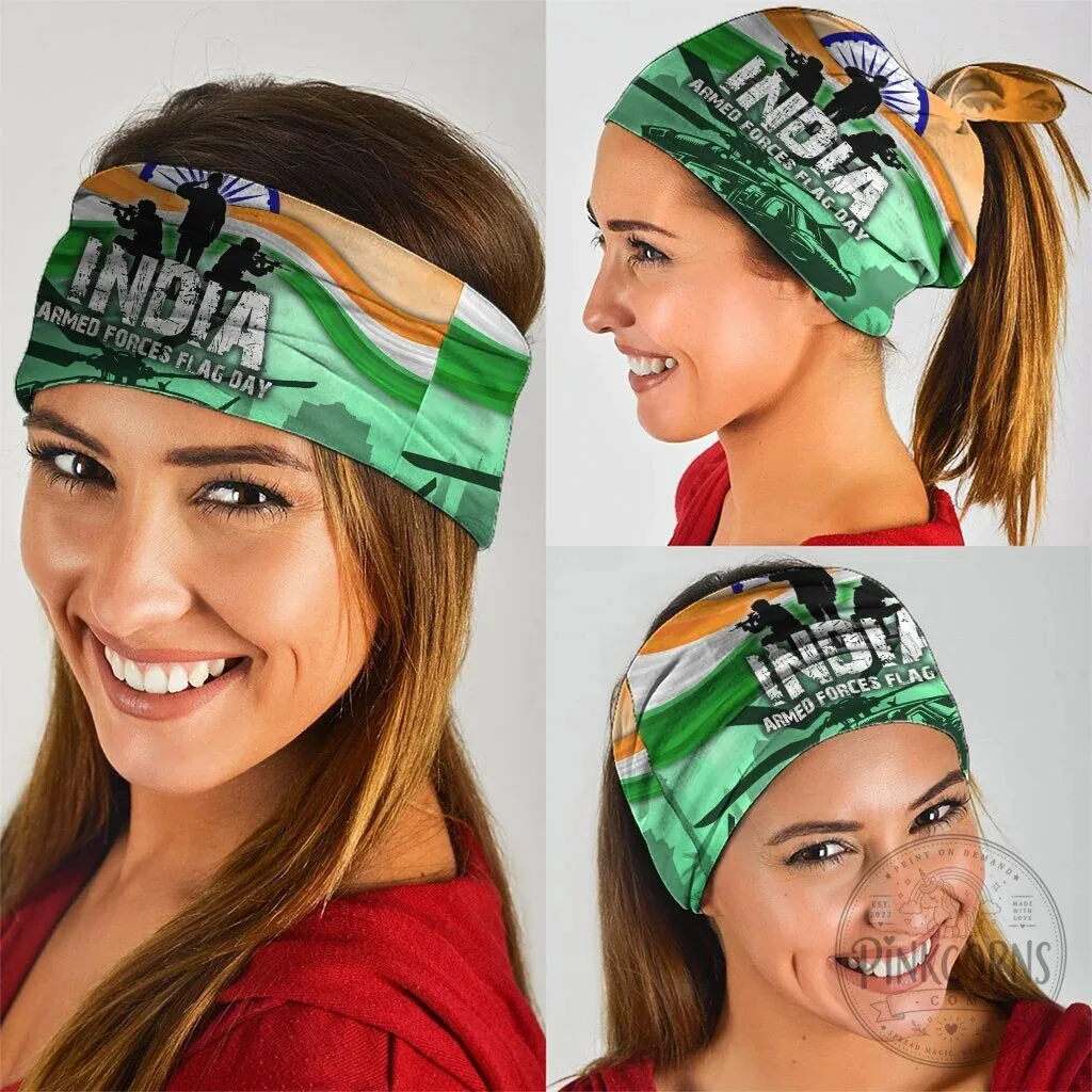 India Armed Forces Flag Day Patriotic Indian Military Neck Gaiter Bandana 3-Pack 7 India Armed Forces Flag Day Patriotic Indian Military Neck Gaiter Bandana 3-Pack