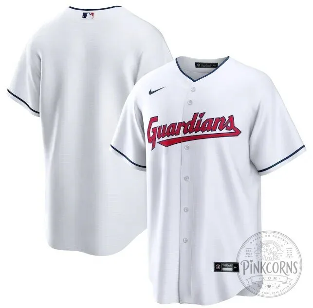 Cleveland Guardians White Baseball Team Fan Apparel Jersey 41 Cleveland Guardians White Baseball Team Fan Apparel Jersey