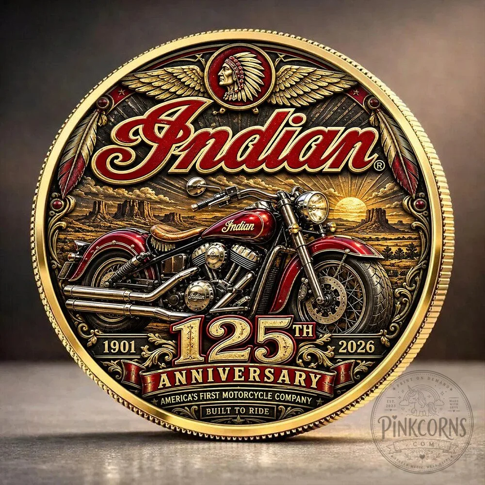 Indian Motorcycle 125th Anniversary Commemorative Coin