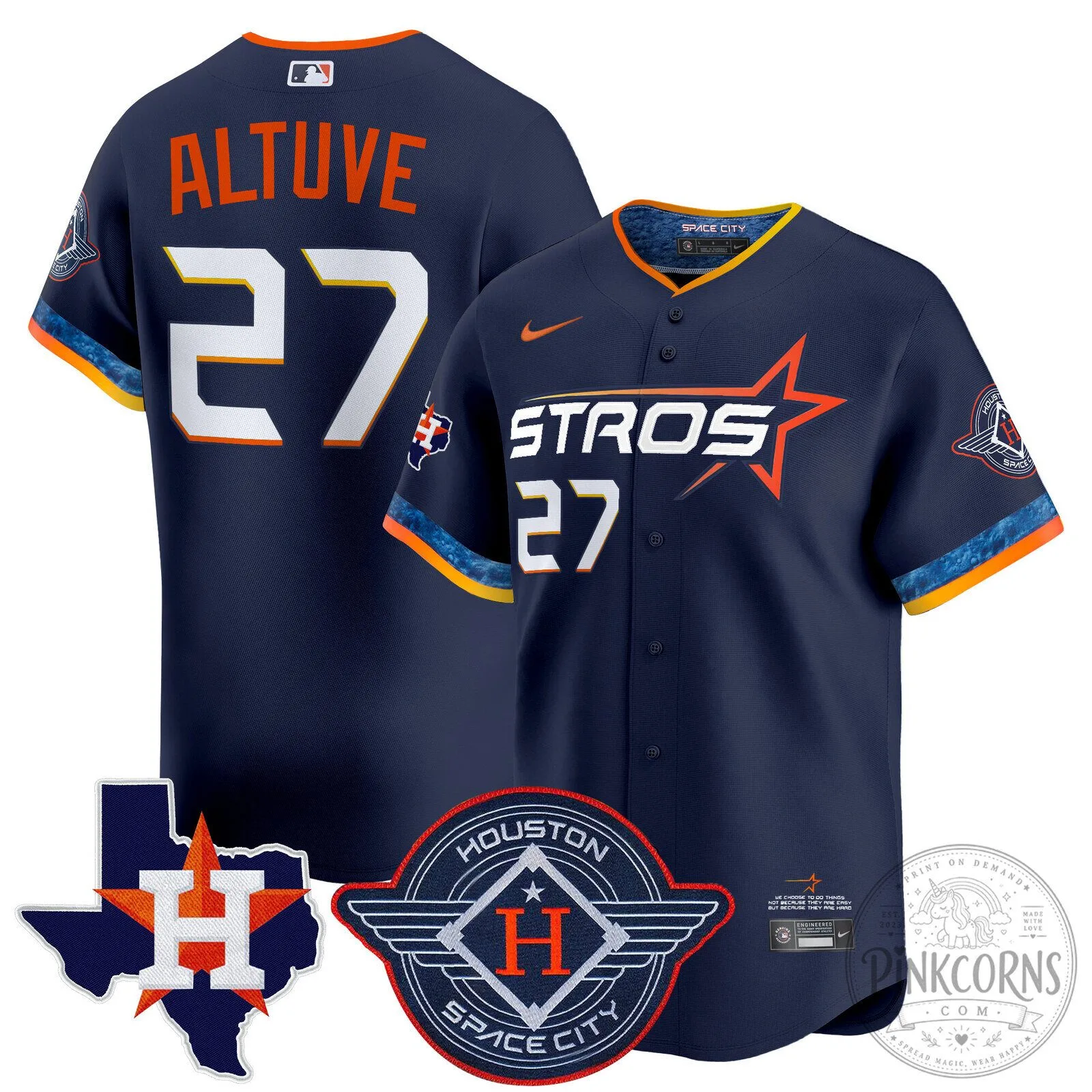 Jose Altuve City Connect Jersey for Houston Astros Baseball Fans 54 Jose Altuve City Connect Jersey for Houston Astros Baseball Fans