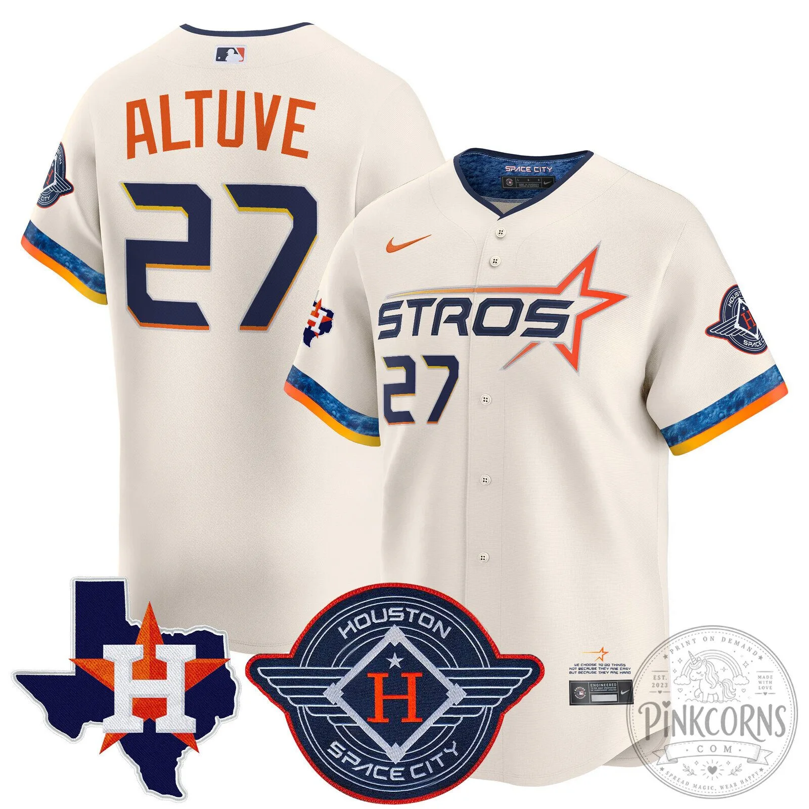 Jose Altuve City Connect Jersey for Houston Astros Baseball Fans 64 Jose Altuve City Connect Jersey for Houston Astros Baseball Fans