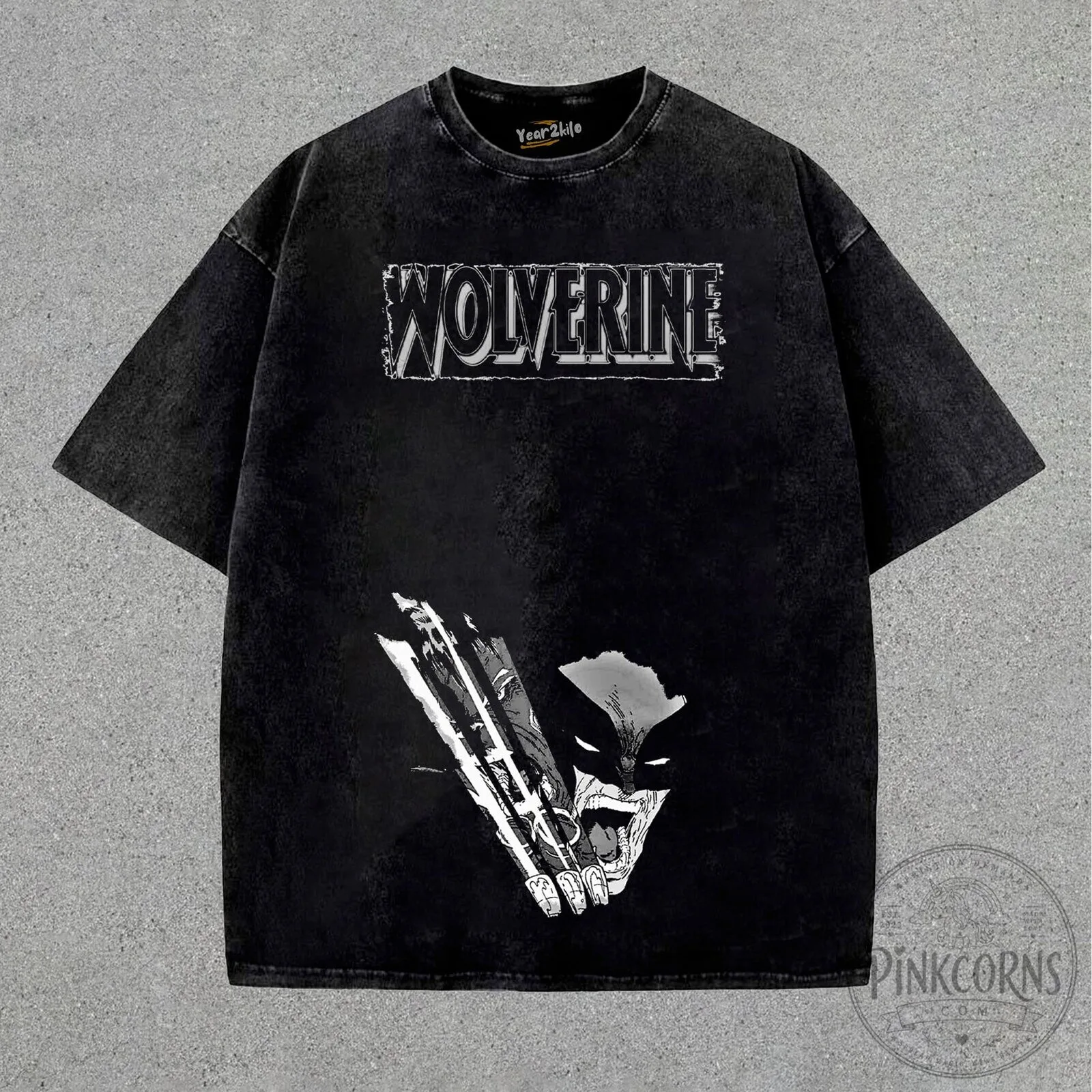 Wolverine Comic Book Character Graphic T-Shirt