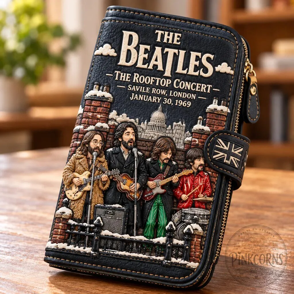 The Beatles Rooftop Concert Savile Row London Commemorative Wallet