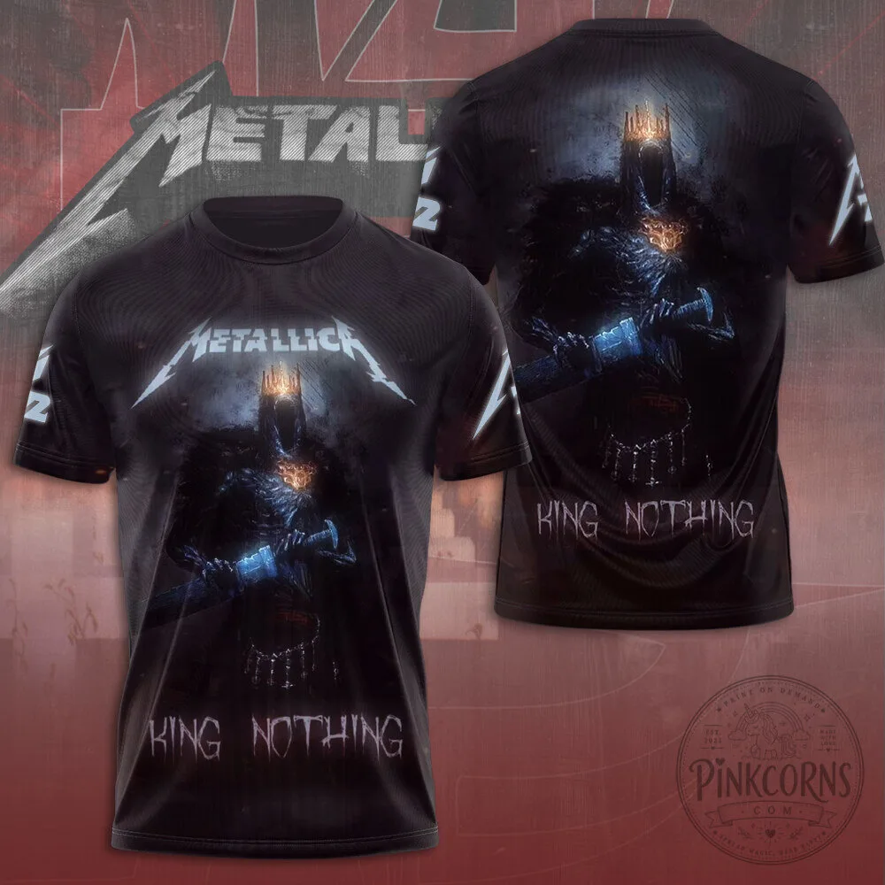 Metallica King Nothing Album Art Heavy Metal Music Fan T-Shirt