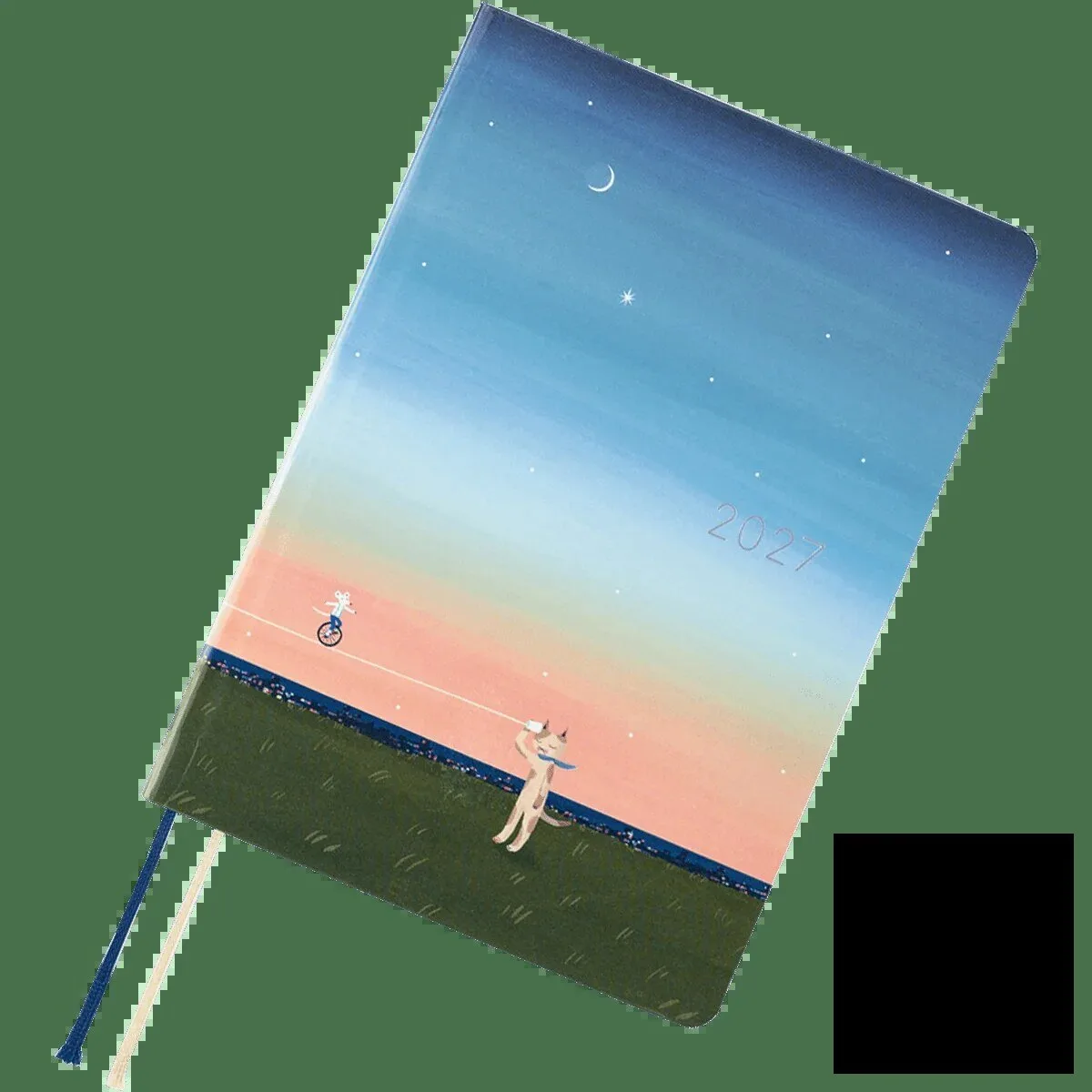 Hobonichi HON Light Hardcover Japanese Book Hiroko Kubota String Telephone 2027 Calendar