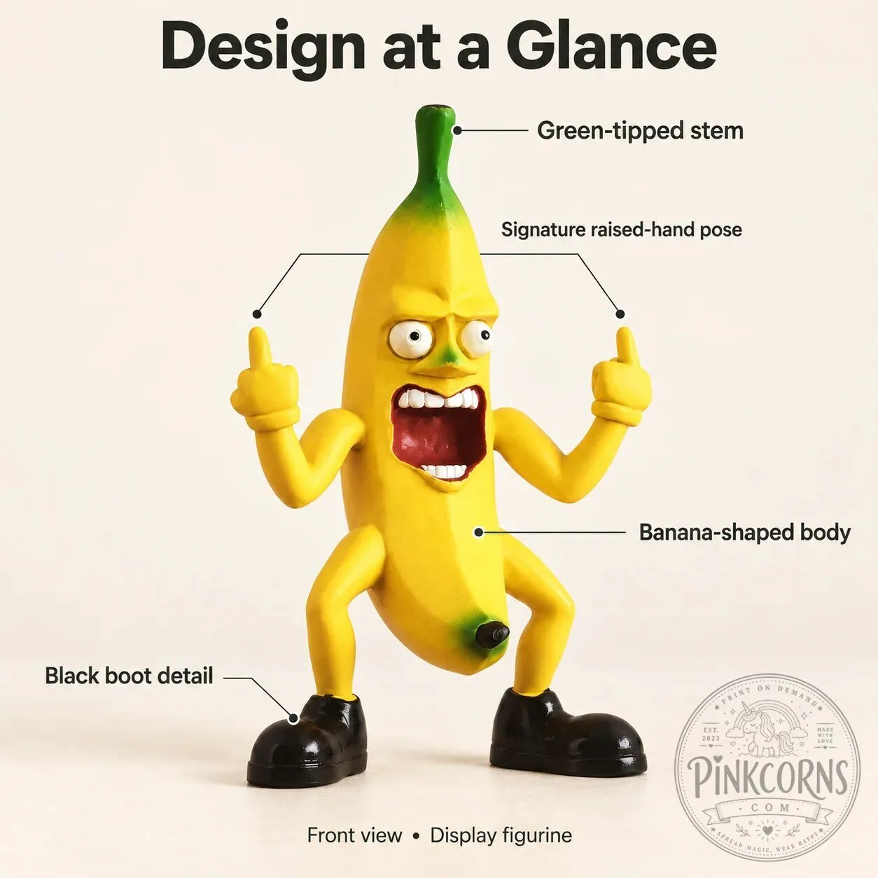 Angry Banana Middle Finger Figurine - Hilarious Desk Decor and Gag Gift 20 Angry Banana Middle Finger Figurine - Hilarious Desk Decor and Gag Gift
