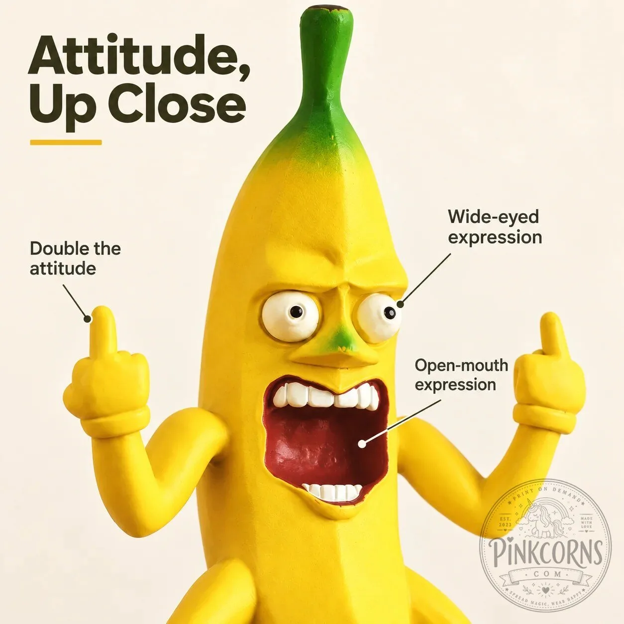 Angry Banana Middle Finger Figurine - Hilarious Desk Decor and Gag Gift 24 Angry Banana Middle Finger Figurine - Hilarious Desk Decor and Gag Gift