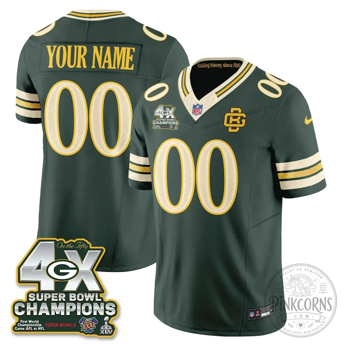 Gecko Moria One Piece Anime Custom Printed Nike Air Force 1 Sneakers 4 Green Bay Packers 4X Super Bowl Champions Custom Vapor Football Jersey