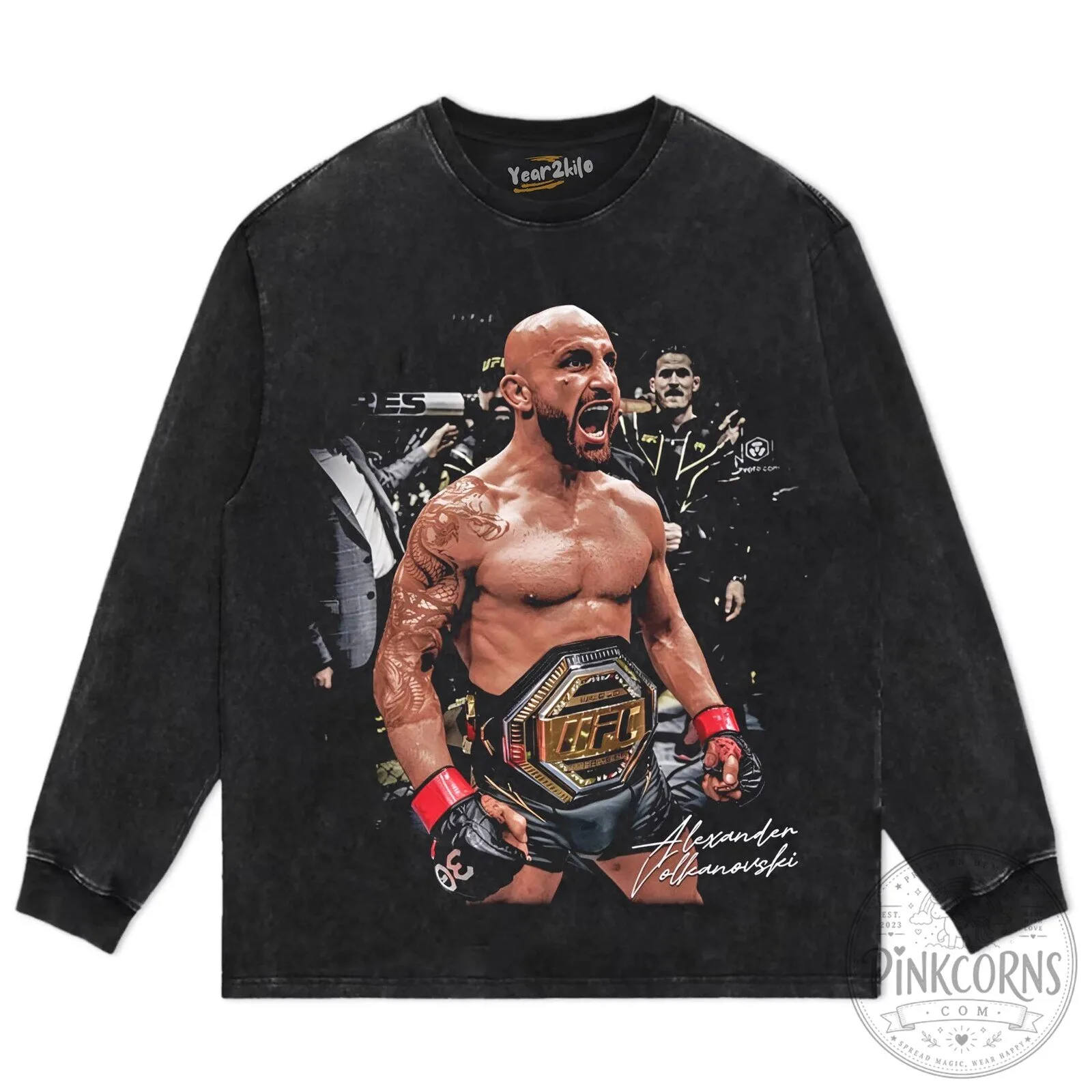 Alexander Volkanovski UFC Featherweight Champion Fighter Graphic T-Shirt 14 Alexander Volkanovski UFC Featherweight Champion Fighter Graphic T-Shirt