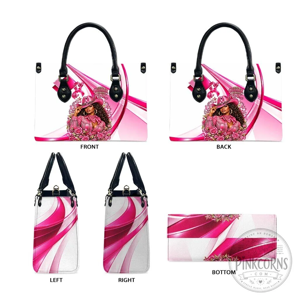 Western Wear Cowgirl Breast Cancer Awareness Pink Ribbon Butterfly Rose Handbag 13 Western Wear Cowgirl Breast Cancer Awareness Pink Ribbon Butterfly Rose Handbag