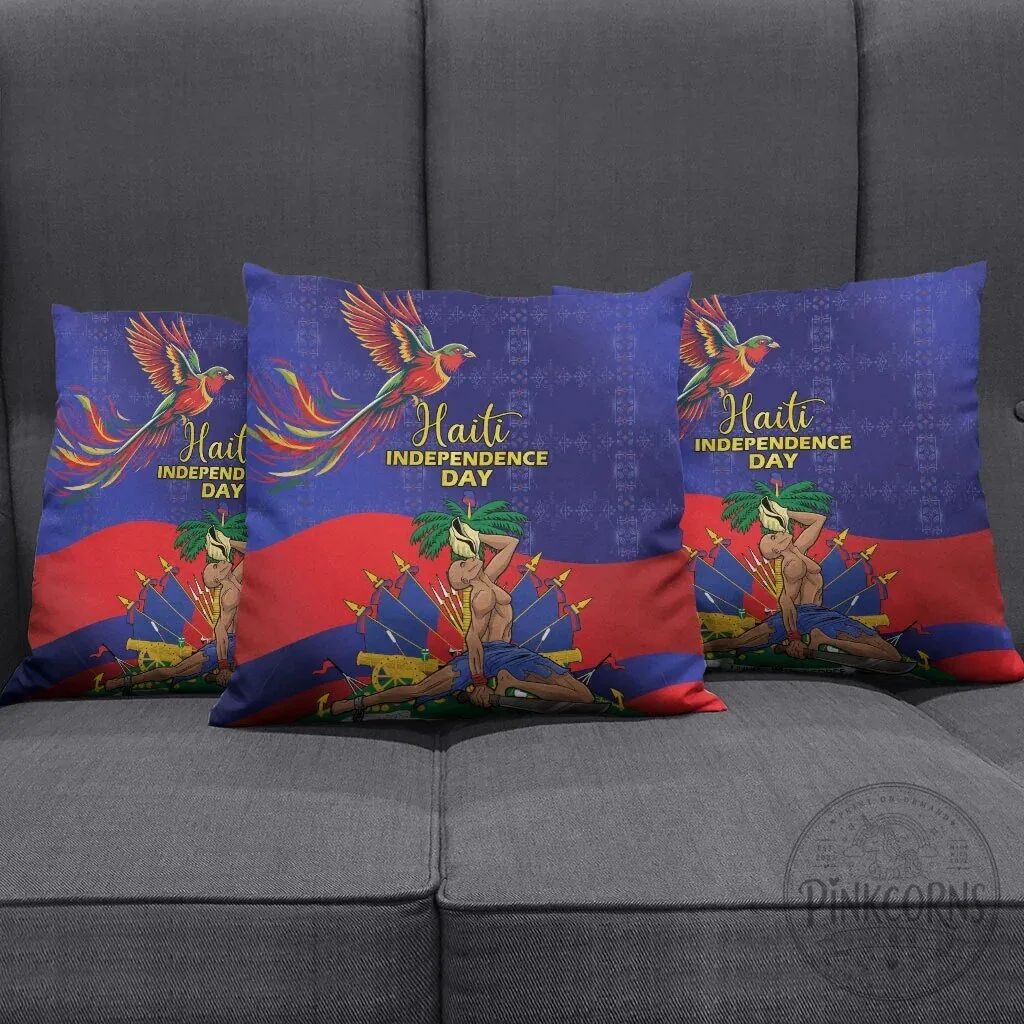 Haiti Independence Day Celebration Freedom Heritage Decorative Throw Pillow – image 3 of 5