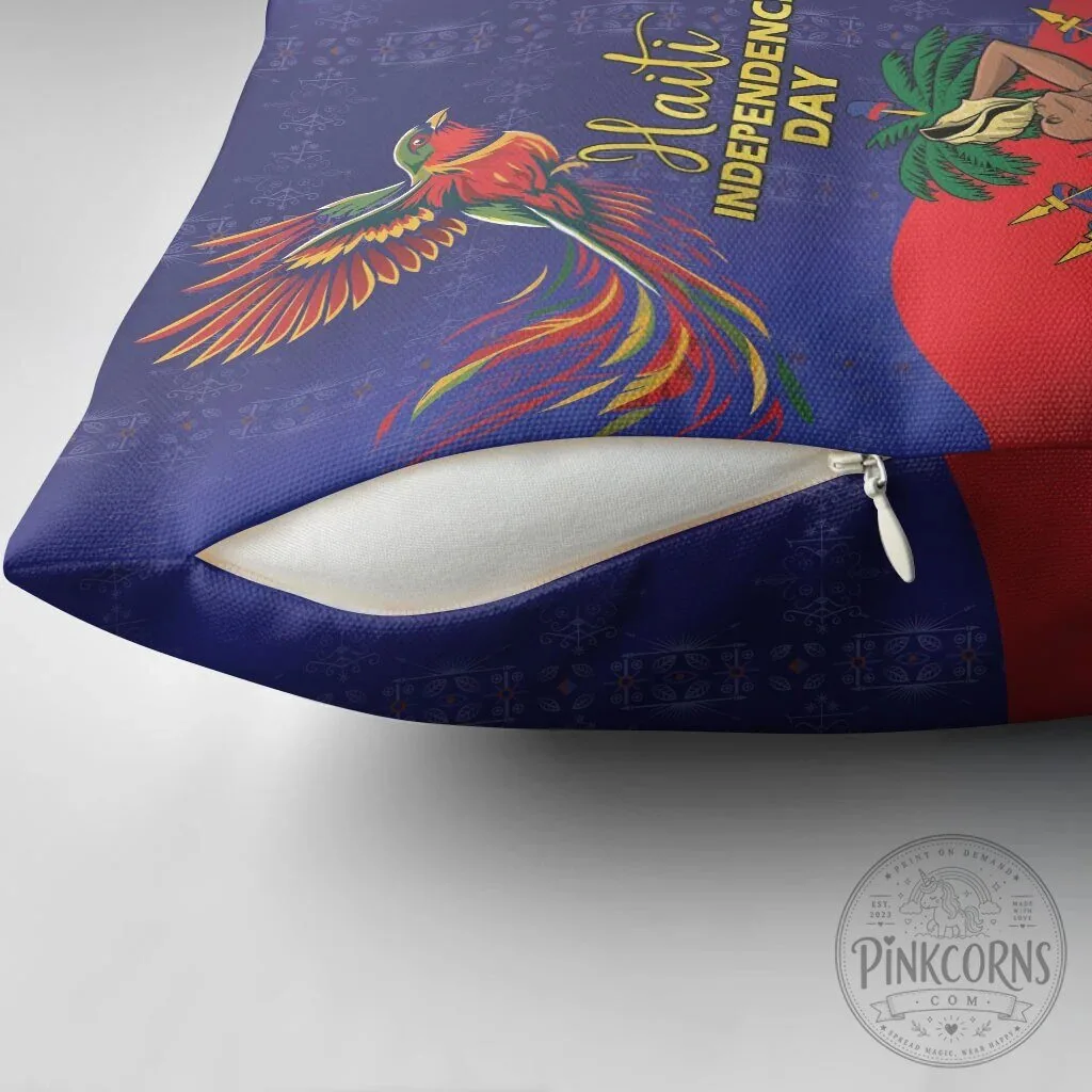 Haiti Independence Day Celebration Freedom Heritage Decorative Throw Pillow – image 5 of 5